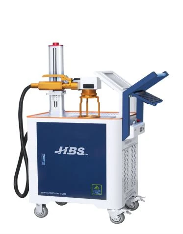 Batri Cyflymder / Peiriant Gosod Laser Fiber â llaw Precision uchel