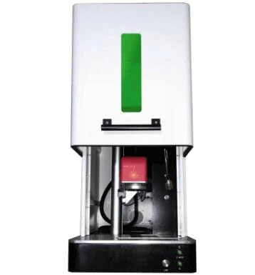 Desktop Full Closed Fiber Laser Marking Machine With CE And FDA Certification